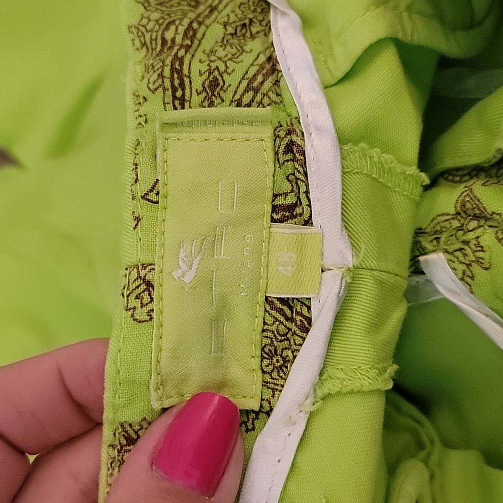 Etro pants neon green